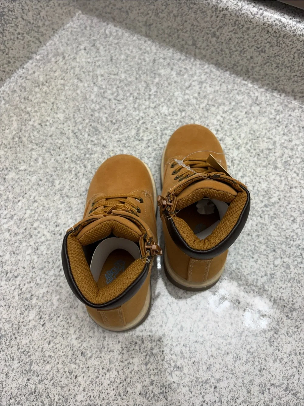 jcpenney Kids Chestnut Lace-Up Ankle Boots